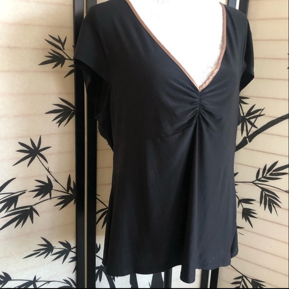 Gilligan & Ohama Black Sleepwear Top Plus Size XXL - 2X - Picture 10 of 11